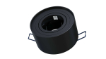 Ceiling lighting point fitting CLEO round black